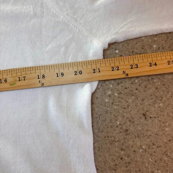 Napa Valley Mock Neck White Sweater size XL, Soft, Warm - Picture 3 of 9